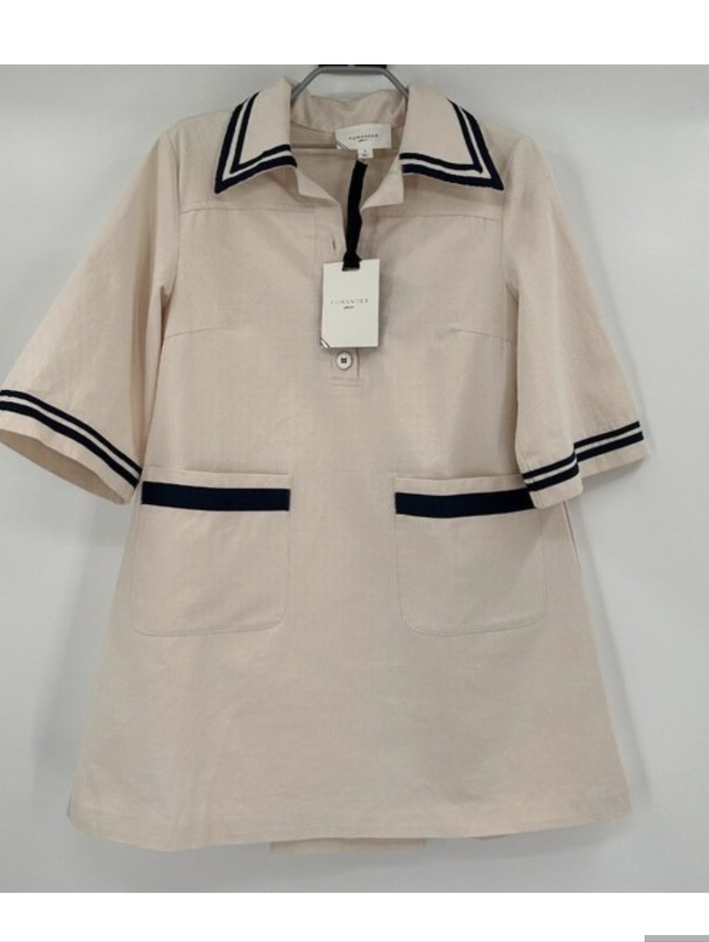 Pomander Place Cream  Gardenia Hart Shirt Dress S.XL NWT